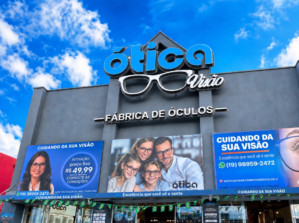 Fachada da Loja 2 - Ótica Visão